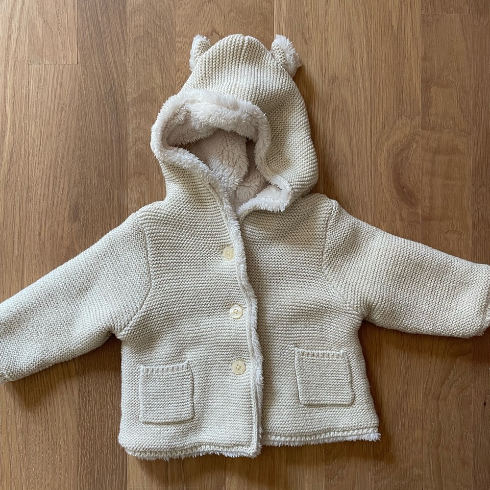 Baby Gap sherpa jacket size 3-6 months